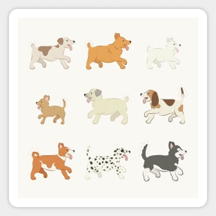 puppy parade Magnet